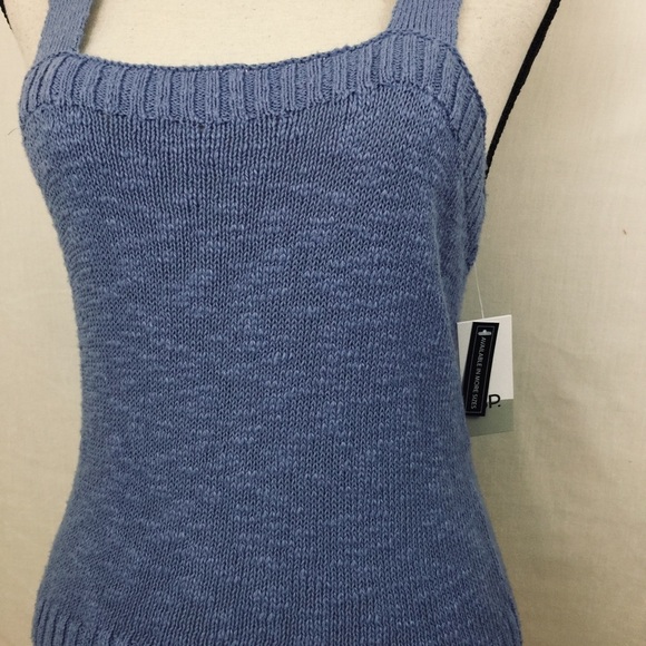 ๐ BP Straight up Sweater Tank Top. Blue. Sz.S. - Picture 3 of 10